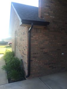 Black 5 Inch with 2x3 gutters and Downspouts