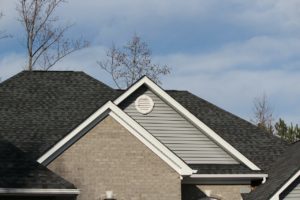 roof with gutters